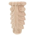 thumbnail image 3 of WEUVEB Beige Wood Carved Roman Column Corbel, 1 Piece Decorative Architectural for Home Decor, 3 of 8