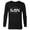 Black, variant on Mickey Mouse Thumbs Up Best Son Ever Family- Long Sleeve T-Shirt for Men - Customized-Navy