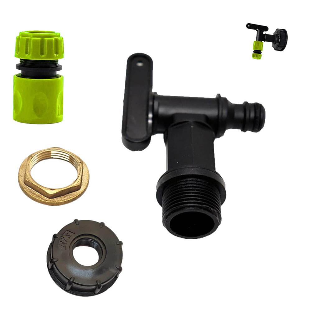 IBC S60X6 Water Tank Outlet Fitting/Connector/Adapter 3/4 Garden Hose Water Butt 