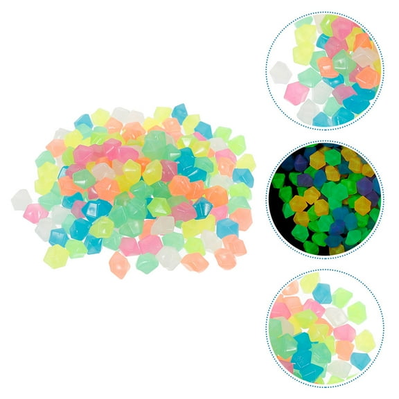 Raindrops Pet Fish Owners 100Pcs Design Aquarium Luminous Stone