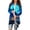 45# Blue, variant on Halloween Cardigan for Women Pumpkin Long Sleeve Cardigan Fall Open Front Cardigan Halloween Print Medium Length Coat,Orange,M