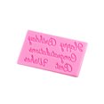 thumbnail image 1 of Bewildely Fondant Molds Kitchen Baking Accessories Cartoon Chocolate Birthday Restaurant Mould Embossed Happy Making Design Die Household Type3 NO3, 1 of 6