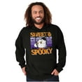 thumbnail image 4 of Tootsie Owl Sweet Spooky Halloween Hoodie Sweatshirt Women Men Brisco Brands S, 4 of 6