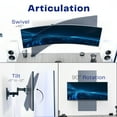 thumbnail image 5 of VIVO Full Motion 49" Ultrawide Monitor Wall Mount, 5 of 8