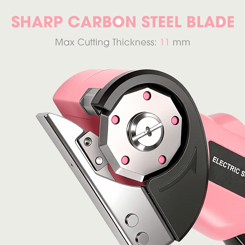 Pink Cordless Electric Scissors, Professional Fabric Cutting Kit, With 3 Sharp Blades, Steel Ruler, Fabric Marking Pen, Storage Case, Delivers Smooth And Even Cuts