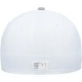 thumbnail image 4 of Men's New Era White/Gray San Francisco Giants 2002 World Series Side Patch Undervisor 59FIFTY Fitted Hat, 4 of 6