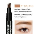 thumbnail image 1 of Iumwxz Microblade Brow Pen,4-Tip Microblade Brow Pen,Liquid Water Eyebrow Pencil 3D Simulation, Eyebrow Color Rendering, Natural Sweat Eyebrow Pencil, Four Colors, 1 of 3