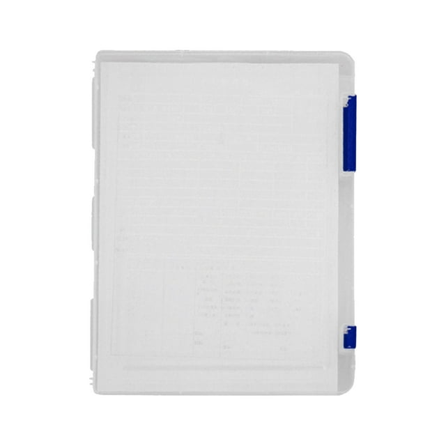Plastic File Box Clear Plastic A5 Document Storage Box Transparent Filing Case File Holder Mask Storage Case