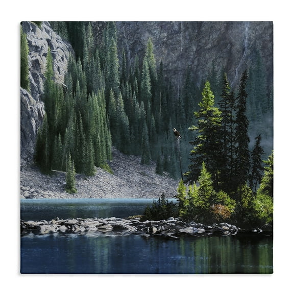Stupell Industries Tree Spires in Nature Landscape & Nature Photography Wrapped Canvas Art Print Wall Art, 17 x 17