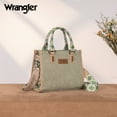 thumbnail image 4 of Wrangler Tote Bag for Women Western Retro Purse Top Handle Handbags with Aztec Strap, Green, 4 of 10