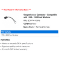 thumbnail image 2 of Oxygen Sensor Connector - Compatible with 1995 - 2003 Ford Windstar 1996 1997 1998 1999 2000 2001 2002, 2 of 2