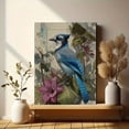 thumbnail image 6 of Blue Jay Floral Canvas Print, Aesthetic Wall Art for Living Room Bedroom Office Hallway Dining Room Entryway, 6 of 8