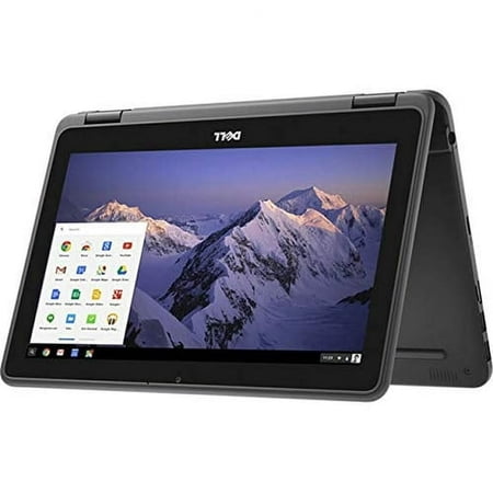 Dell 3100 11.6" Touchscreen 2 in 1 Chromebook 11, Intel Celeron N4020, 4GB RAM, 32GB Flash Memory, Chrome OS (J0JW4)