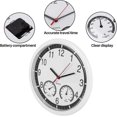 thumbnail image 5 of Quartz Stone Silent Wall Clock Accurate Thermometer Humidity Patio Indoor Outdoor Pool, 5 of 5