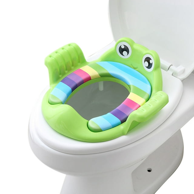 Baby Potty Trainer Asiento De Entrenamiento Para El Inodoro Antideslizante, Asas Asiento De Inodoro Auxiliar Para Niños Que Desarrolla Un Buen Hábito De Orinar De Forma Linda
