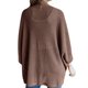 thumbnail image 5 of Sonducket Suéter abierto frontal para mujer, cárdigan de punto suelto de poliéster, manga 3/4, ropa informal de primavera y otoño, blanco, L Prendas para la parte del cuerpo Café L Sonducket AP003557-33, 5 of 6