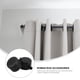 thumbnail image 4 of 2 tapones de metal para barra de cortina, tapa decorativa redonda para barra de cortina romana., 4 of 7