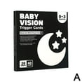 thumbnail image 1 of Wbxfbo Baby Visual Stimulation Cards High Contrast Flash Cards Early Learning for Infant Toys Gift Book Educat, 1 of 8