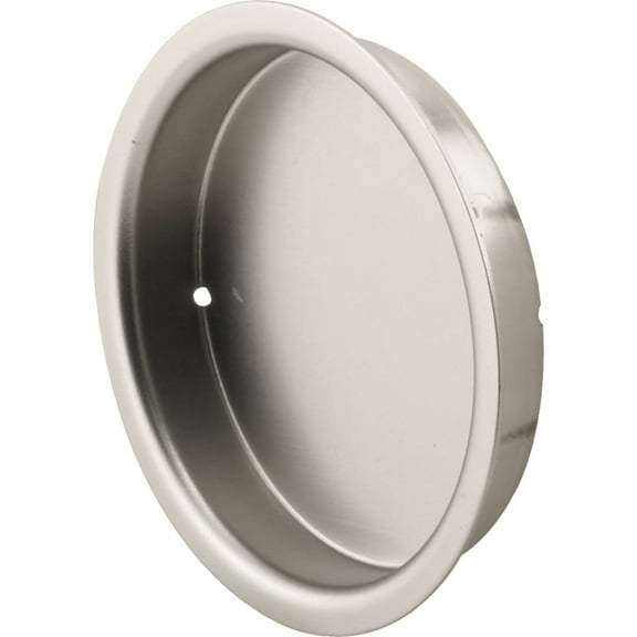 2 in. Satin Nickel Closet Door Finger Pull