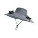 thumbnail image 3 of Sombrero con ventilador solar, transpirable y versátil, para trekking, viajes, senderismo, pesca y actividades al libre. Gris oscuro, 3 of 8