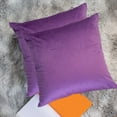 thumbnail image 7 of Throw Pillow Covers Decorative 2 Packs Ultra-Soft Purple Pillowcase 16 x 16 Inch for Couchair,Sofa,Bedroom,Car,Square Color, 7 of 7