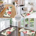 thumbnail image 6 of Yayeee Runner Rug for Bedroom 2'x6' Machine Washable Hallway Non Slip Mat, Apples Flower Pattern, 6 of 8