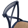 thumbnail image 5 of Modway Gear 43.5" Rattan and Elm Wood Bar Stool in Midnight Blue Finish, 5 of 10