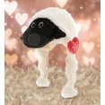 thumbnail image 4 of DolliBu I LOVE YOU Black Nose Sheep Plush Hat – Cute Sheep Stuffed Hat with Red Heart for Valentine, Anniversary, Romantic Date, Boyfriend, or Girlfriend Gift – 16.5 Inches, 4 of 6