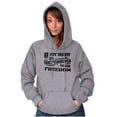 thumbnail image 3 of US Army Logo Hubby Defending Freedom Hoodie Sweatshirt Women Brisco Brands S, 3 of 6