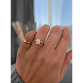thumbnail image 3 of ESTE ORIGIN 2.40Ct Lab-Grown Radiant Diamond Solitaire Ring with Trellis Setting in 14K White Gold for Women, 3 of 8