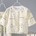 thumbnail image 5 of KPOPLK Boys Pajamas Pants Long Sleeve Top 2 Piece Set Kids Sleepwear PJs Soft Loungewear for Boys 3Months-5Years,Size 18-24 Months, 5 of 5