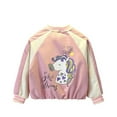 thumbnail image 5 of Hotiary Toddler Children's Casual Baseball Jacket Girls Spring and Autumn Horse Printed Cartoon Coat with 1-8 Years Old Girls, 5 of 5