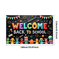 thumbnail image 4 of Colorful Design Welcome Banner Monsters Theme School Decor Back to School Banner for Classroom Decoration Kids Event Kindergarten, 4 of 8