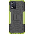 thumbnail image 4 of Pour Motorola Moto E13 Étui, Étui Hybride à Double Couche Robuste et Résistante avec Support Antichoc Compatible avec Motorola E13 (lime), 4 of 5