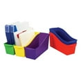 thumbnail image 3 of Interlocking Book Bins, 4.75" X 12.63" X 7", Assorted Colors, 5/pack | Bundle of 2 Packs, 3 of 5