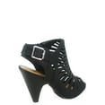 thumbnail image 2 of Shaky-S Women's Fashion Open Toe Ankle Strap Buckle Chunky Heels Strappy Sandals Shoes, 2 of 2