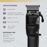 Wahl Professional Super Taper x Corded and Cordless Hair Clipper with T-Shaped Stagger Tooth Blade