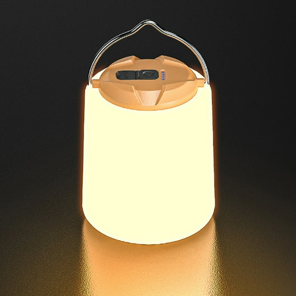 Luz De La Tienda De Campaña Lámpara Portátil Con Batería Led Senderismo Luz Alta Capacidad Potencia 3 Modos De Luz