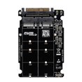 thumbnail image 3 of Tarjeta adaptadora 2 en 1 M.2 NVMe SATA U.2 40Gbps SFF8639 para 2230/2242/2260/2280 SSD, 3 of 5