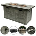 thumbnail image 2 of Alpine Corporation 24"H Wood Look Fire Pit w/ 50K BTU & Adjustable Flame, 2 of 5