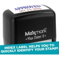 thumbnail image 3 of MaxMark Self-Inking Rubber Date Office Stamp with COMPLETED Phrase & Date - BLACK INK (Max Dater II), 3 of 6