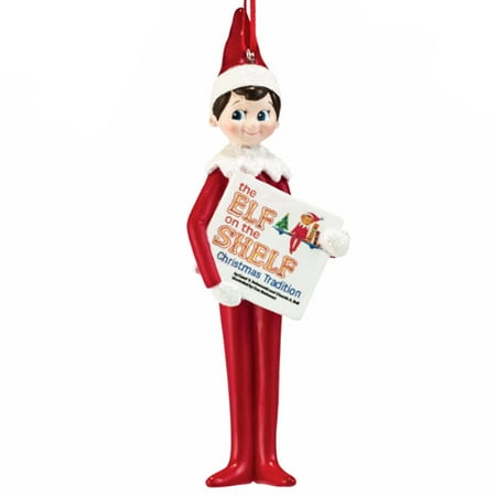 Buddy The Elf Ornament Department 56 Elf On The Shelf Elf Reading Book Christmas Ornament 4051638 New ()