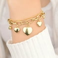 thumbnail image 7 of Wioihee Ladies' jewelry Heart Ladies Bracelet Bracelet Stainless Steel Bracelet, 7 of 7
