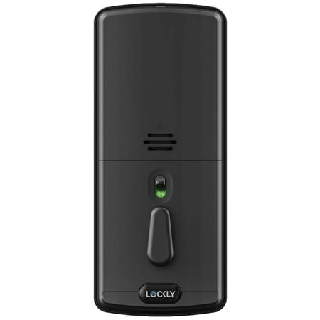 Lockly - Secure Pro Smart Lock Wi-Fi Replacement Deadbolt with 3D Biometric Fingerprint/Keypad/Voice Control Access - Matte Black