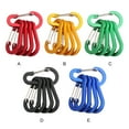 thumbnail image 6 of Cientrug 5x Lightweight Aluminum Carabiner Clips For Keys Durable And Functional Small Carabiner Clip Smooth green, 6 of 6