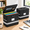 Black-12.2"x6"x10.2"(M-2 Pack), variant on Black 12.2"x6"x10.2"(M) Collapsible Document File Storage Box with Lock