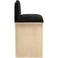 thumbnail image 4 of Meridina Furniture Shaw Black Chenille Fabric Upholstered Counter Stool, 4 of 10