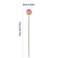 thumbnail image 3 of Fufafayo Artificial Lotus Flower Realistic One Fake Lotus for Pond Decoration Water Feature Spring Summer Decor Photography Prop Living Room Table Display, 3 of 6
