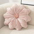 thumbnail image 2 of BallsFHK Velvet Round Pillow - Soft And Cozy Luxury Pillow For Stylish Living Environment, 2 of 5