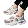 thumbnail image 5 of Kogui Toddler Tennis Shoes Kids Sneakers for Boys Girls Running Shoes Fashion Lightweight Breathable Sport Athletic Size 2 (Purple,Big Kids 2), 5 of 8